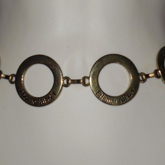 True Vintage Rare Metal Circle Chain Link Sexy Stylish Fashion Belt main image 4